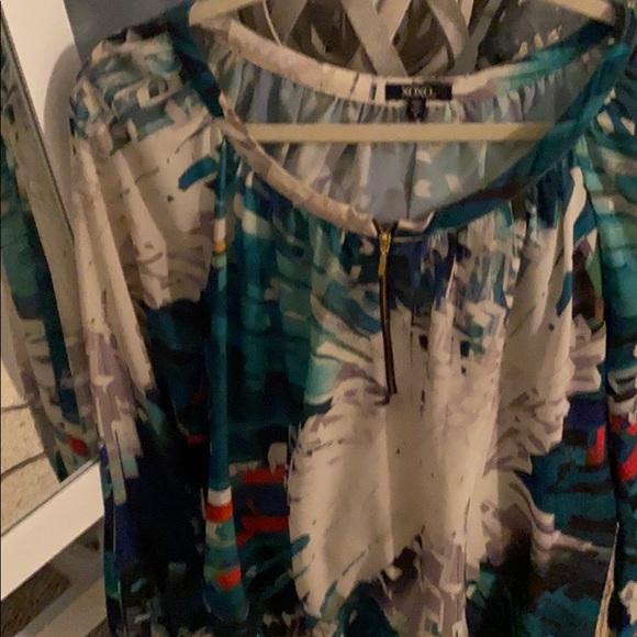 Blouse, multicolored fall colors. - Picture 6 of 7